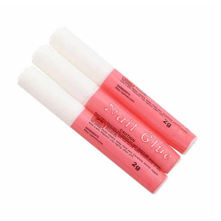 A405 LEM KUKU PALSU CAIR 2 gram fake nails nail art glue adhesive gr perawatan kaki tangan lengan salon kecantikan cantik perempuan wanita polish kutek kuteks sticker