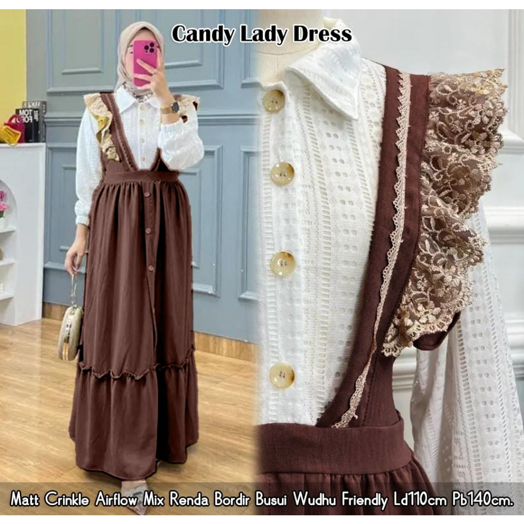 CANDY LADY DRESS SIMPEL ELEGANT