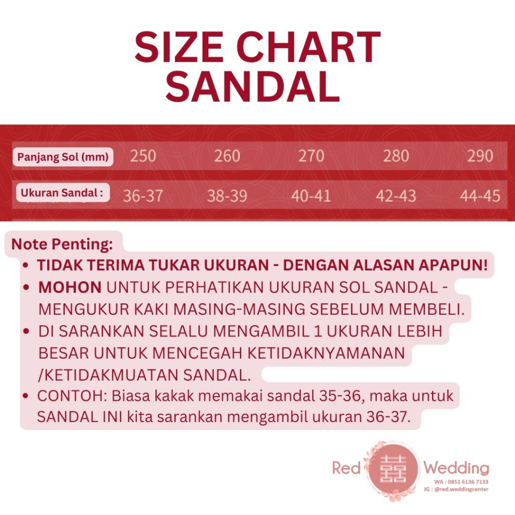 [Xi Bingkai Bunga] Sandal MERAH Pengatin Groom /Bride  Sepatu Wedding Bahan dengan Bordir Tulisan Shuang Xi Sanghi