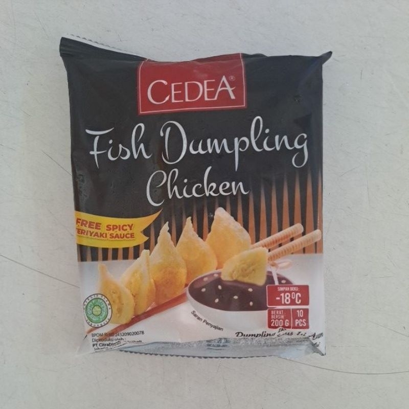 

Cedea Dumpling Ayam 200gr Fish Dumpling Chicken