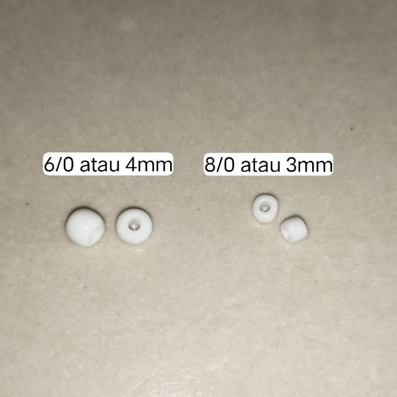 [20gr] Mote pasir 6/0 (4mm) / manik pasir