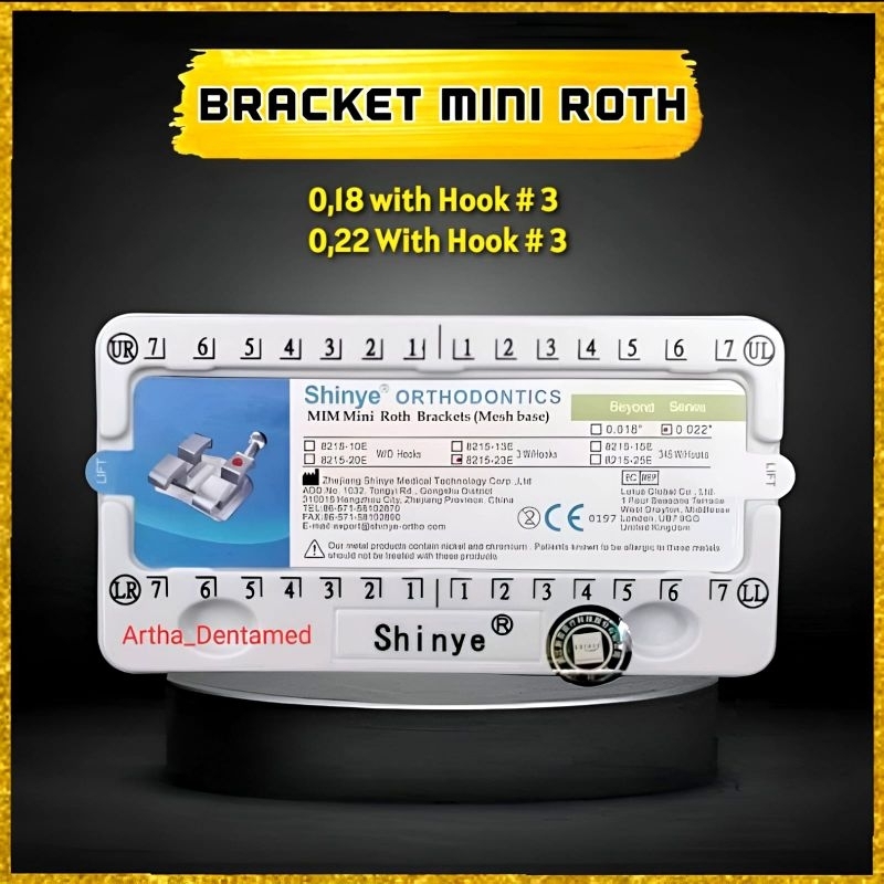 BRACKET MINI ROTH  SINYE ORTHO 0,18 &amp; 0,22