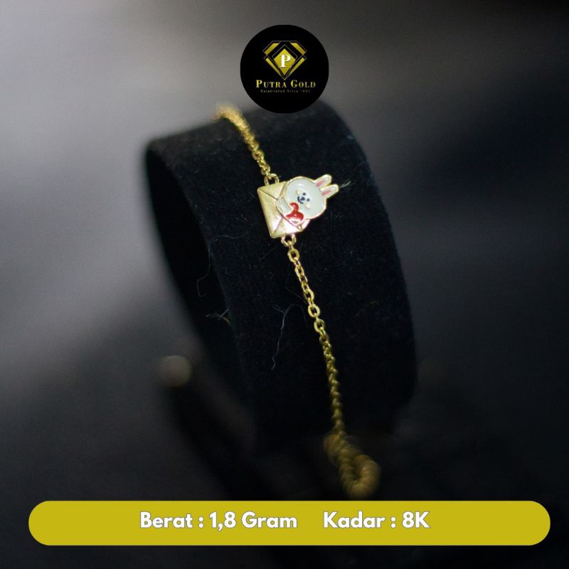 Gelang Emas Anak 1,8 Gram 8k | Gelang Emas Murah | Gelang Anak Emas