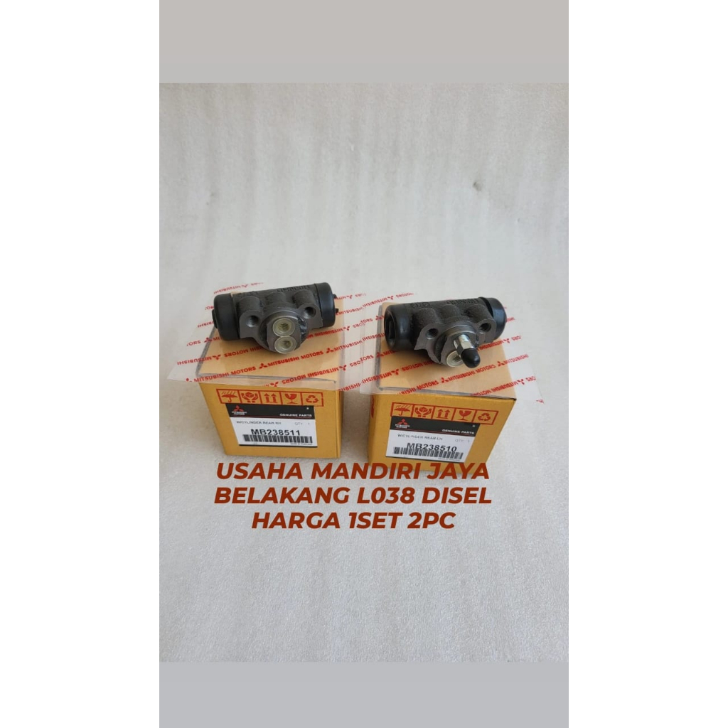 WHEEL CYLINDER MASTER REM BELAKANG L038 DISEL HARGA 1SET 2PC