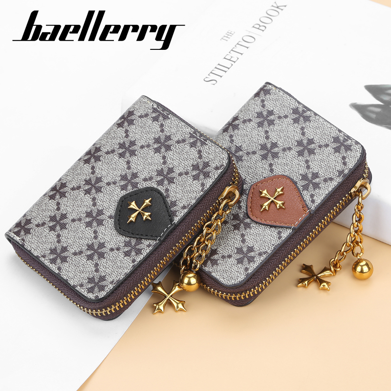 BAELLERRY N5562 Dompet Wanita Kecil Dompet Kartu Kulit PU Leather Premium WATCHKITE WKOS