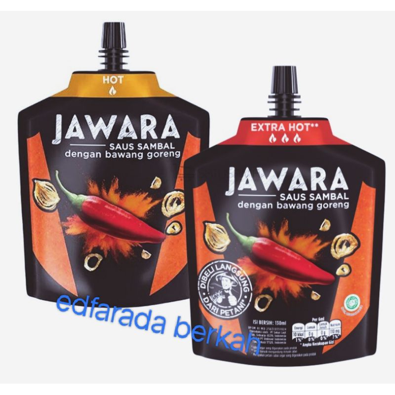 

JAWARA SAUS sambal dengan bawang goreng