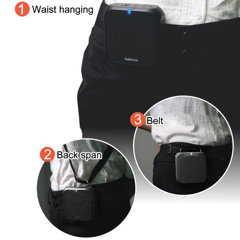 Rolton K400 K500 Speaker Megaphone Mikrofon Mini Penguat Suara 5W Multifungsi Speaker Suara Pribadi Portabel Tampilan Kabel Audio Pidato Guru