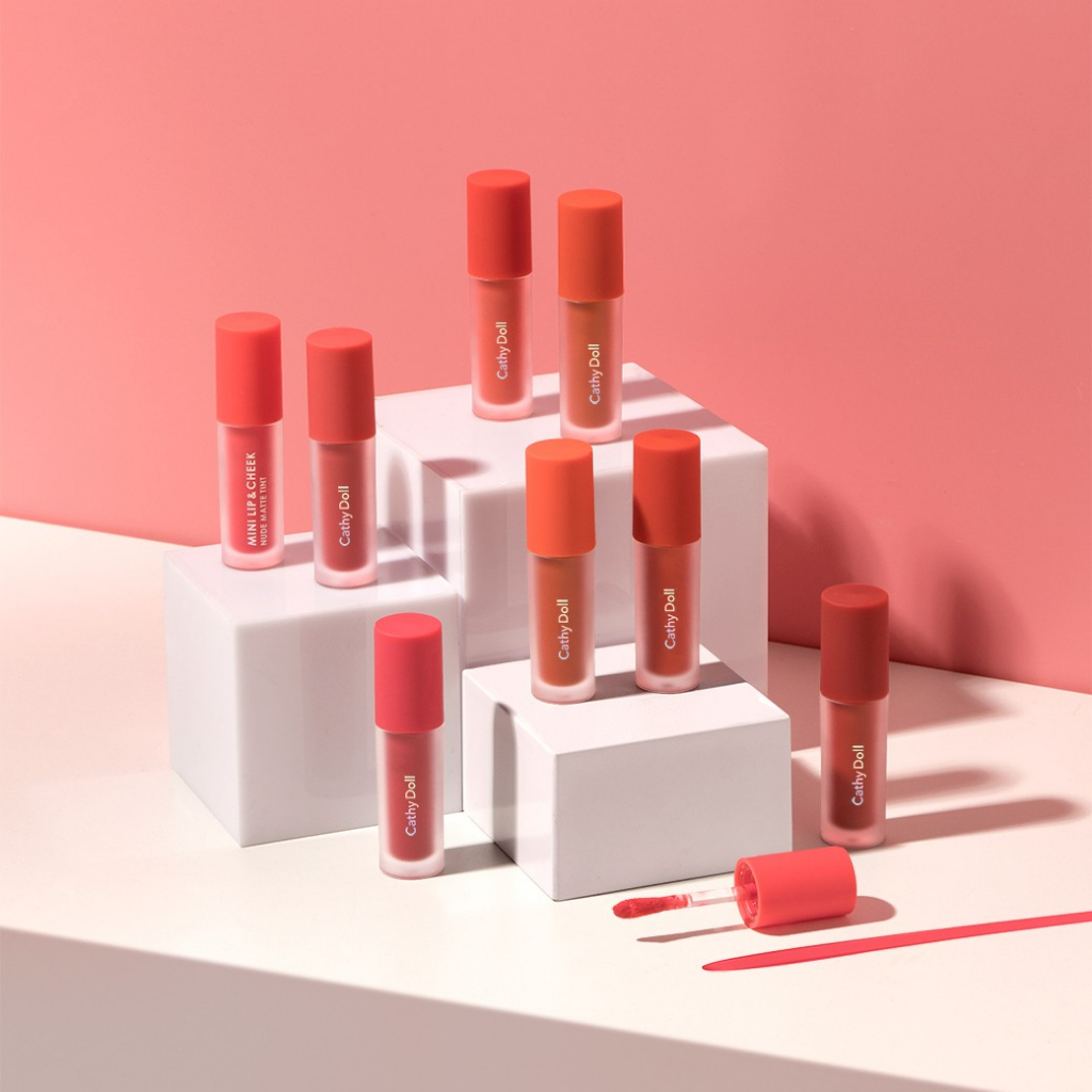 CATHY DOLL MINI LIP AND CHEEK NUDE MATTE TINT