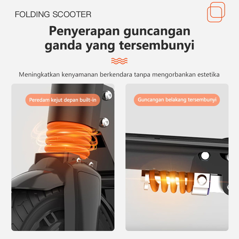 Geekman scooter listrik Lipat Scuter Listrik  Dewasa Portable Skuter Listrik Dewasa Garansi 1 Tahun