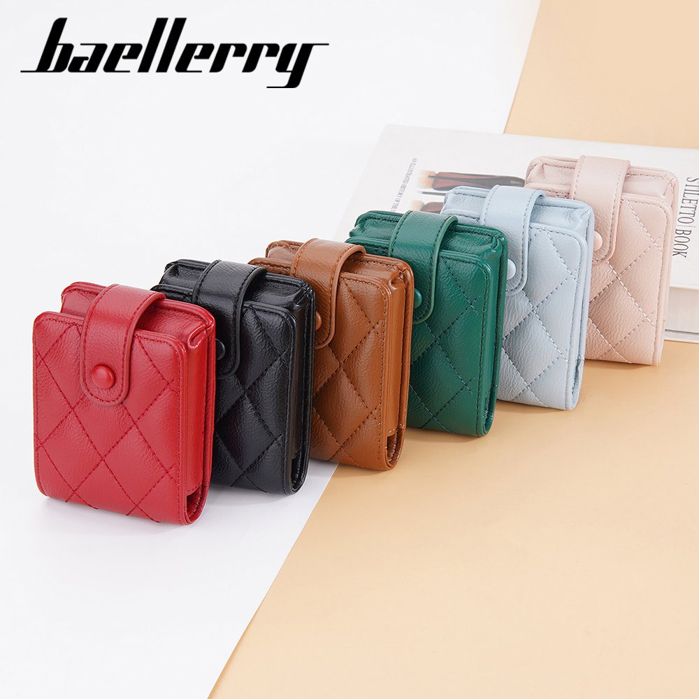 BAELLERRY N2388 Dompet Kartu Wanita Dompet Lipstick Bahan Kulit PU Leather Premium WATCHKITE WKOS