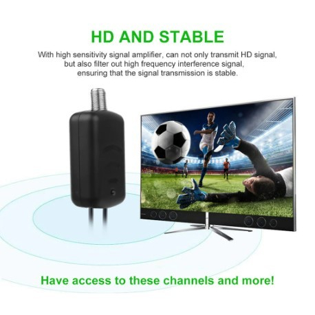 Antena Penguat Sinyal TV 2 Mode Sinyal HD DVB-T2 for Digital TV Anten