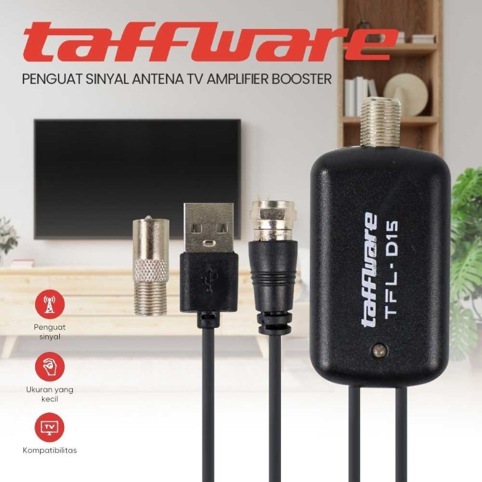 Antena Penguat Sinyal TV 2 Mode Sinyal HD DVB-T2 for Digital TV Anten