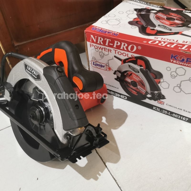 Mesin Circular Saw Laser NRT-PRO 583HD Gergaji Potong Kayu NRT PRO 583 HD Circularsaw