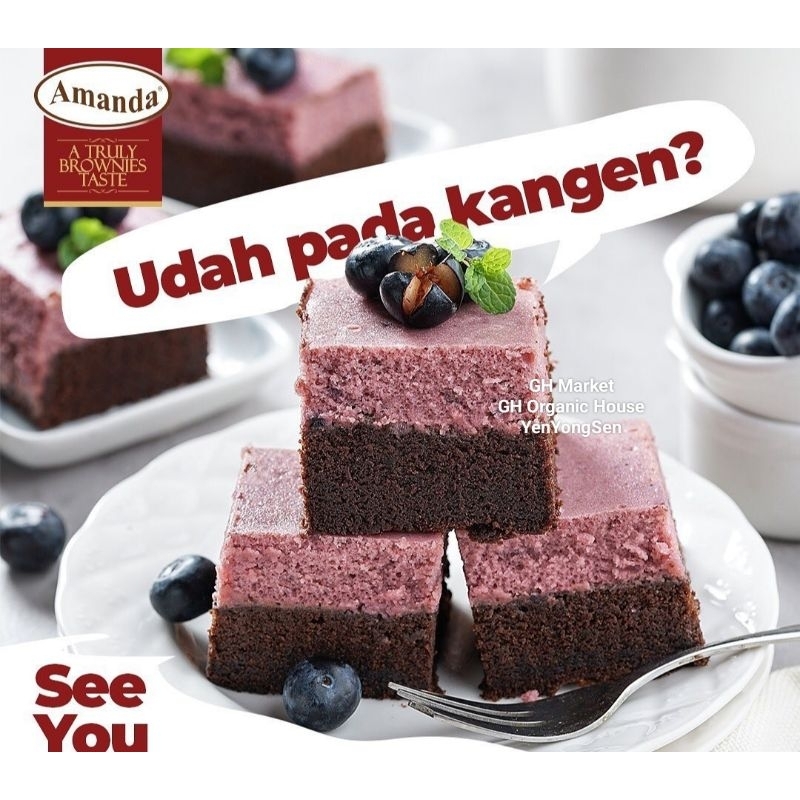 

Amanda Brownies BlueBerry Kue Brownis Amanda Terlaris Medan Fresh Baru