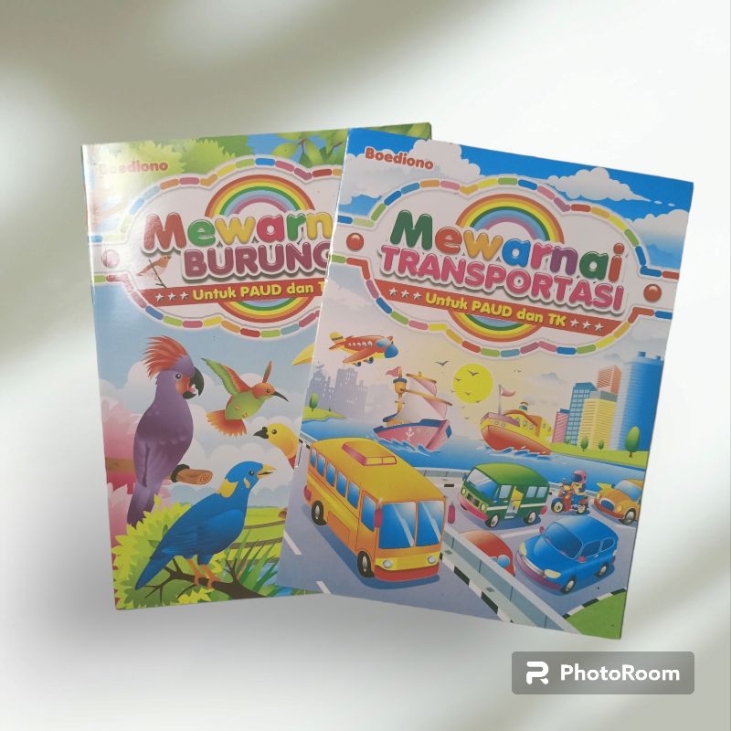 Buku Mewarnai Anak Untuk Paud Dan TK (Buku Mewarnai Boediono Besar)