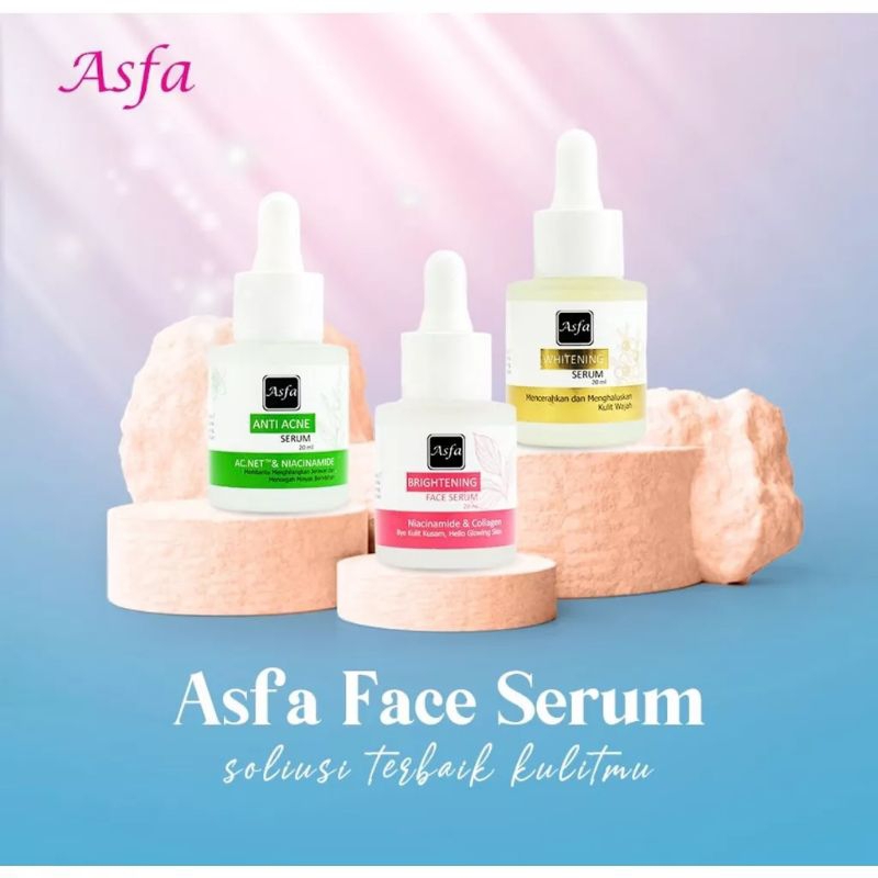 ☃️Cutezz_Ching1☃️Asfa Face Serum || Brightening Serum|| Anti Acne Serum||Whitening Serum|| 20ml