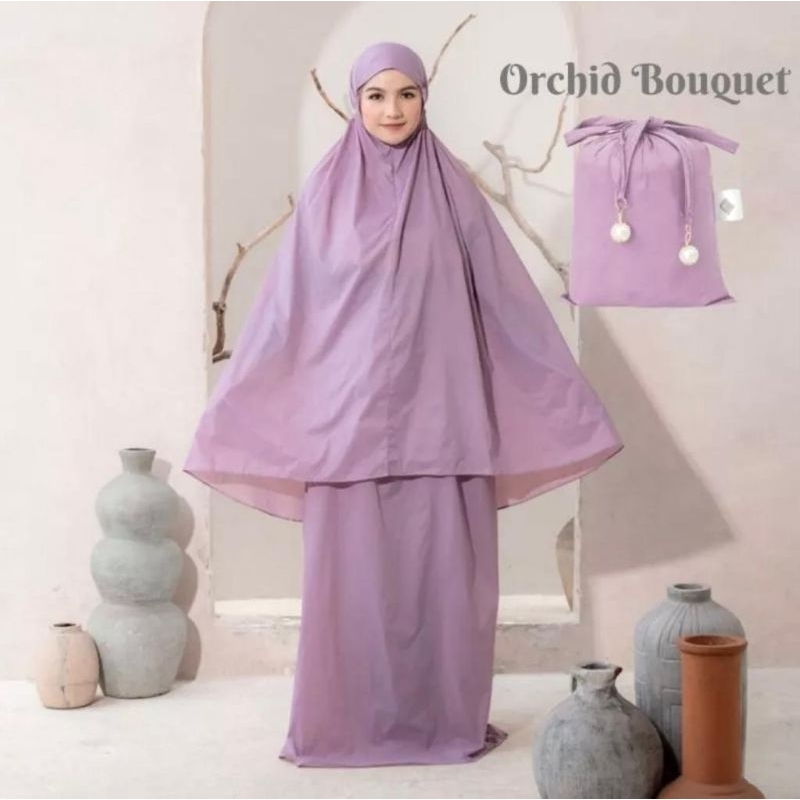 Mukena Traveling Mini Pouch / Mukena Traveling / Mukena Parasut Korea