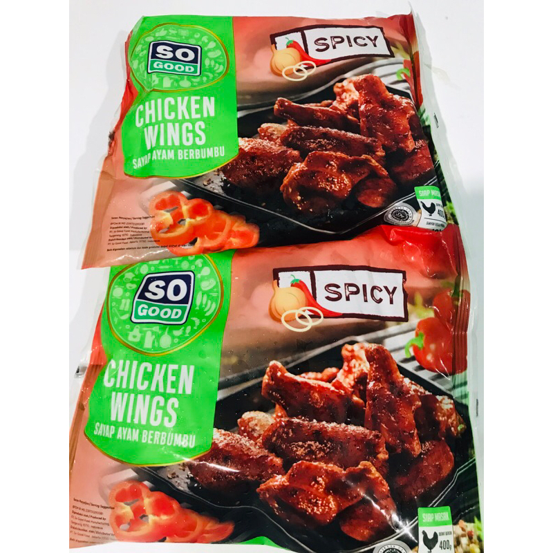 

So good spicy Wings 400 gr