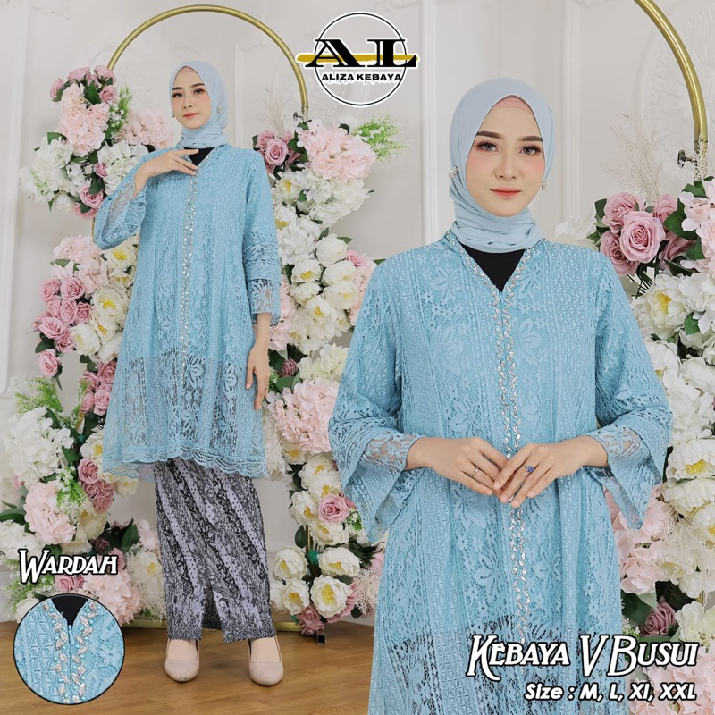 Permata Olshop / Kebaya Vie Busui Brukat Modern / Kebaya Brukat Payet / Kebaya Kondangan / Kebaya Tunik