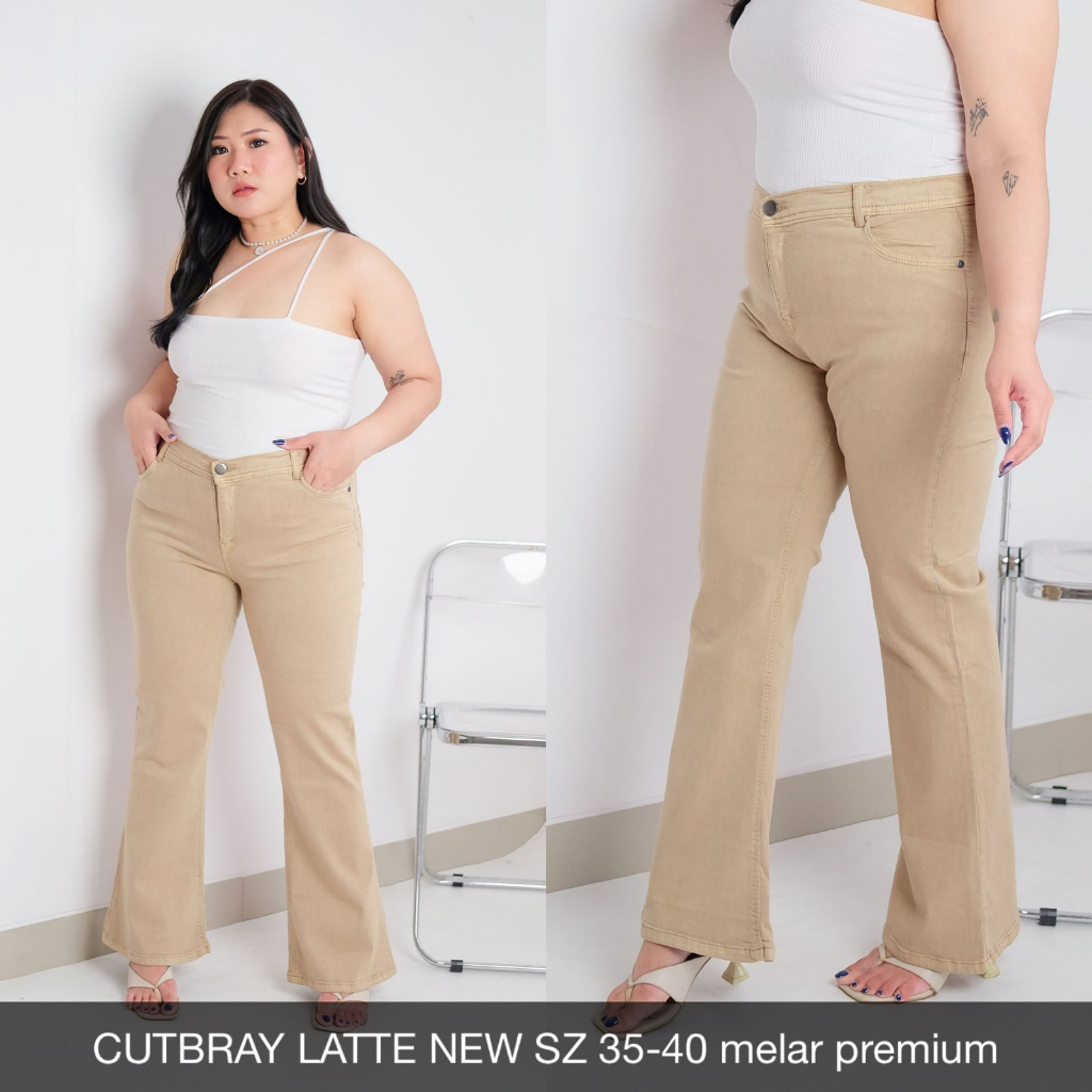 CELANA WANITA CUTBRAY LATTE NEW