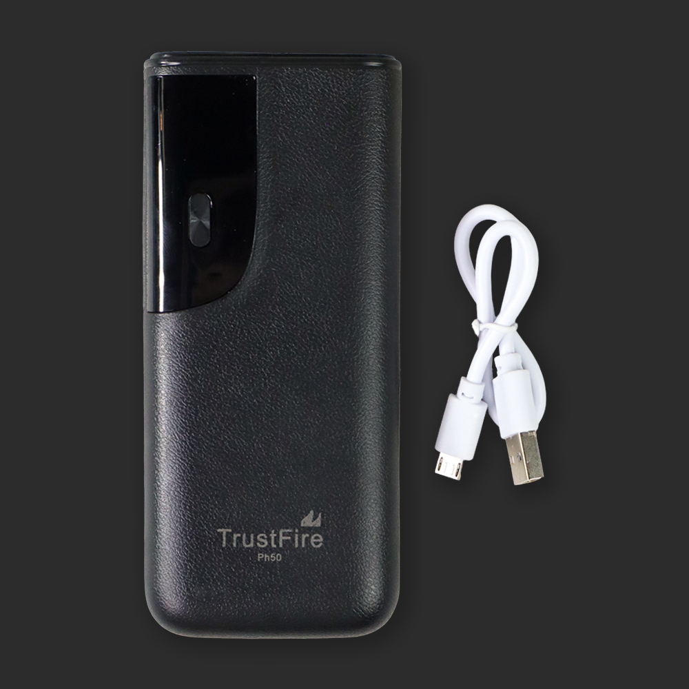 TrustFire Smart Power Bank LCD Display 3 USB Port 10000 mAh - PH50