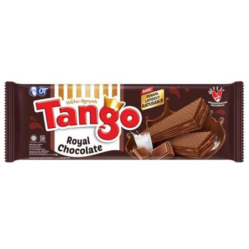 

TANGO wafer rasa coklat vanila choco javamocca 120gram