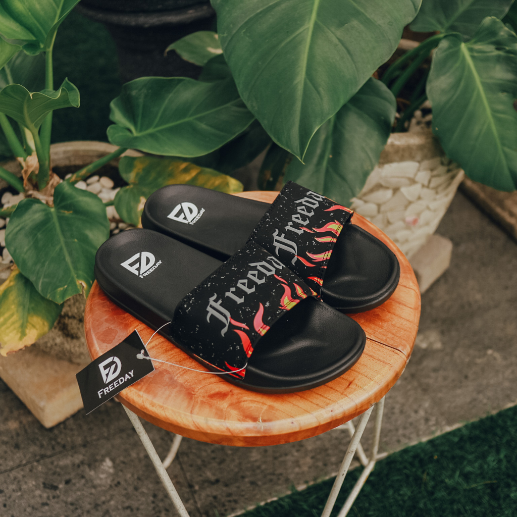 SALE TERMURAH SANDAL FREEDAY FLAMMING DARK