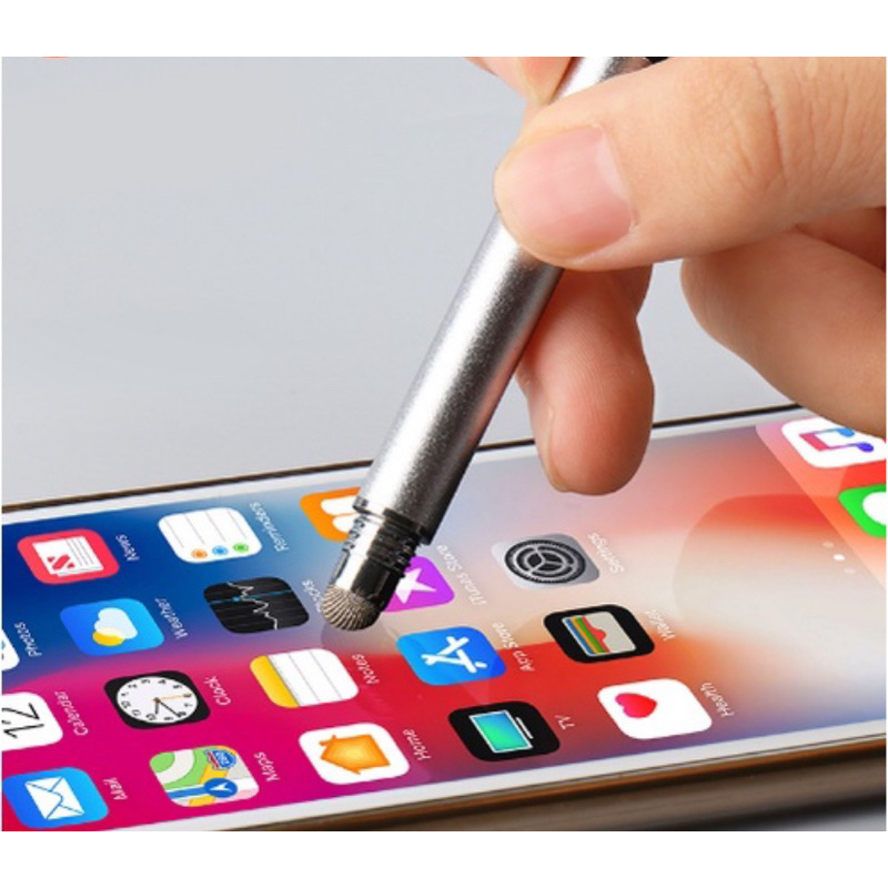 2 IN 1 Capacitive Pen Touch Stylus Digital Pen Untuk Laptop dan Handphone ALM