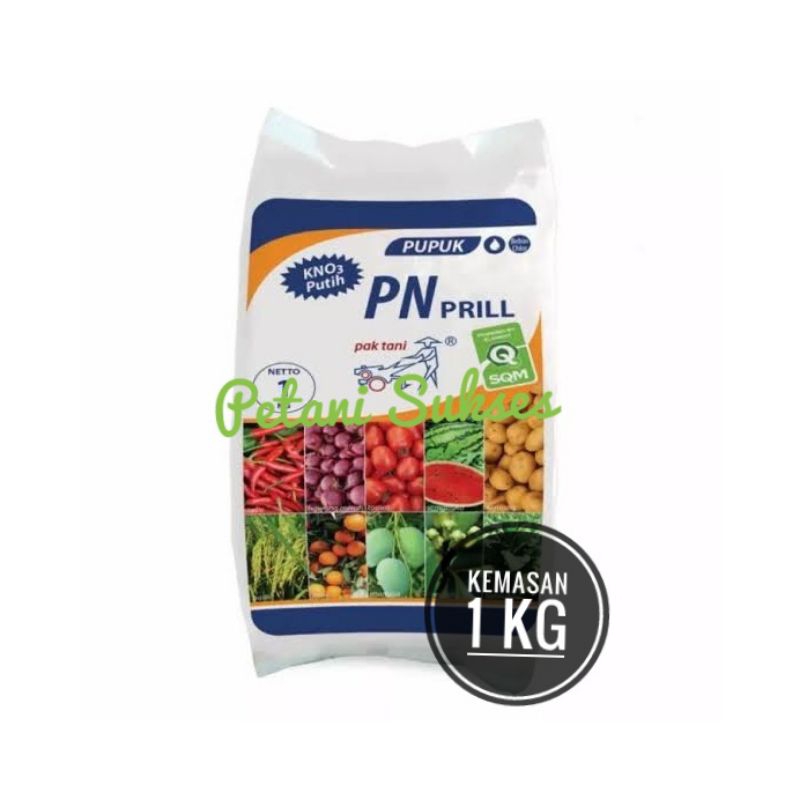 (1kg) Pupuk PN PRILL KNO3 putih PAK TANI 1KG kemasan original pabrik