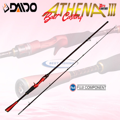 Joran Carbon Solid Daido Athena III BaitCasting Pro Series 7-15lb dan 8-17lb - FUJI