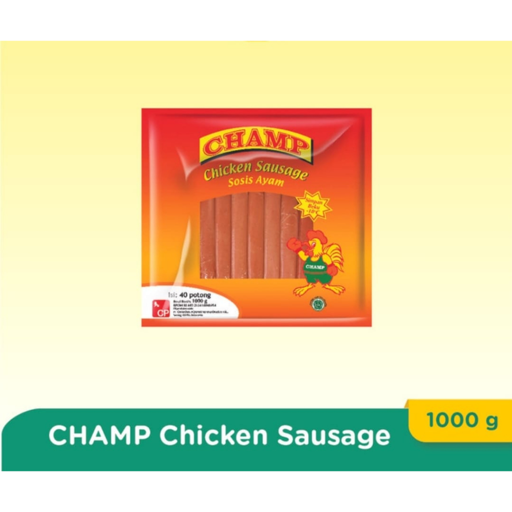 

CHAMP SOSIS AYAM 1000 GR (ISI 40 PCS)