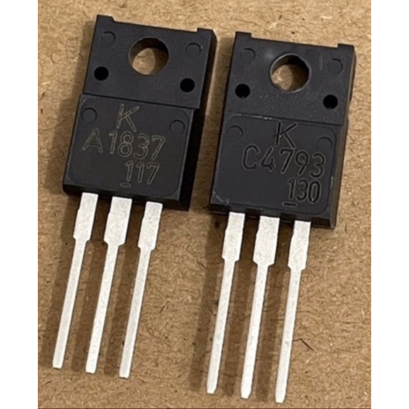 Transistor KEC A1837 - C4793 A 1837 - C 4793 ORI A1837-C4793 ASLI