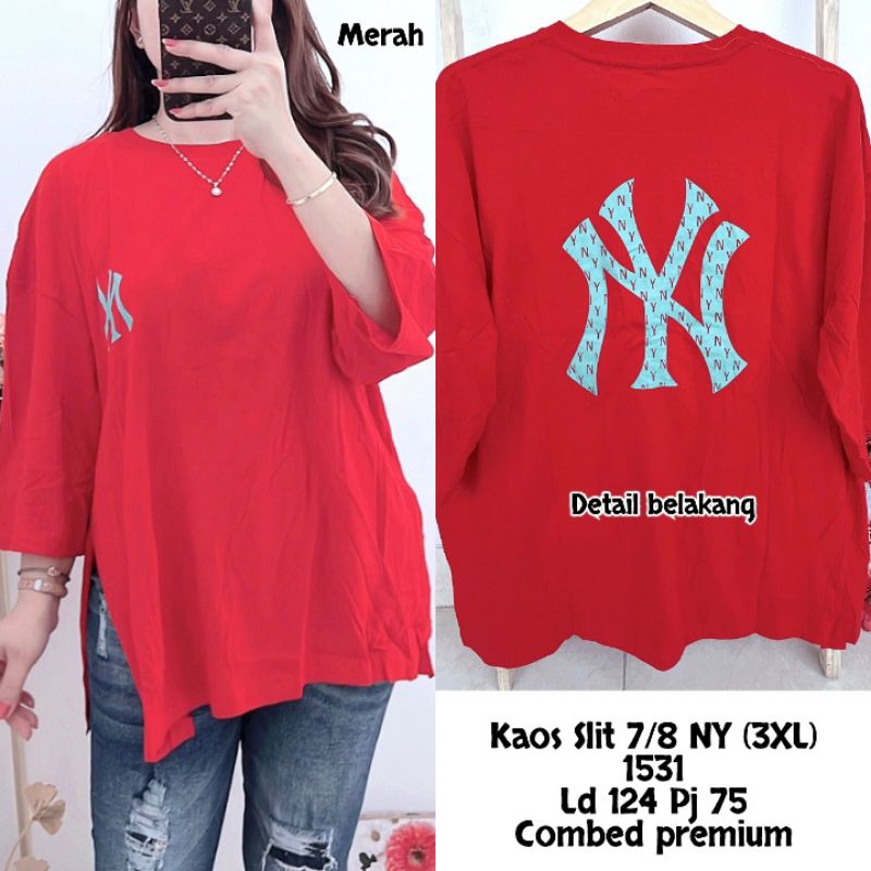 Atasan Kaos Slit 7per8 N Y (3XL) B.1531