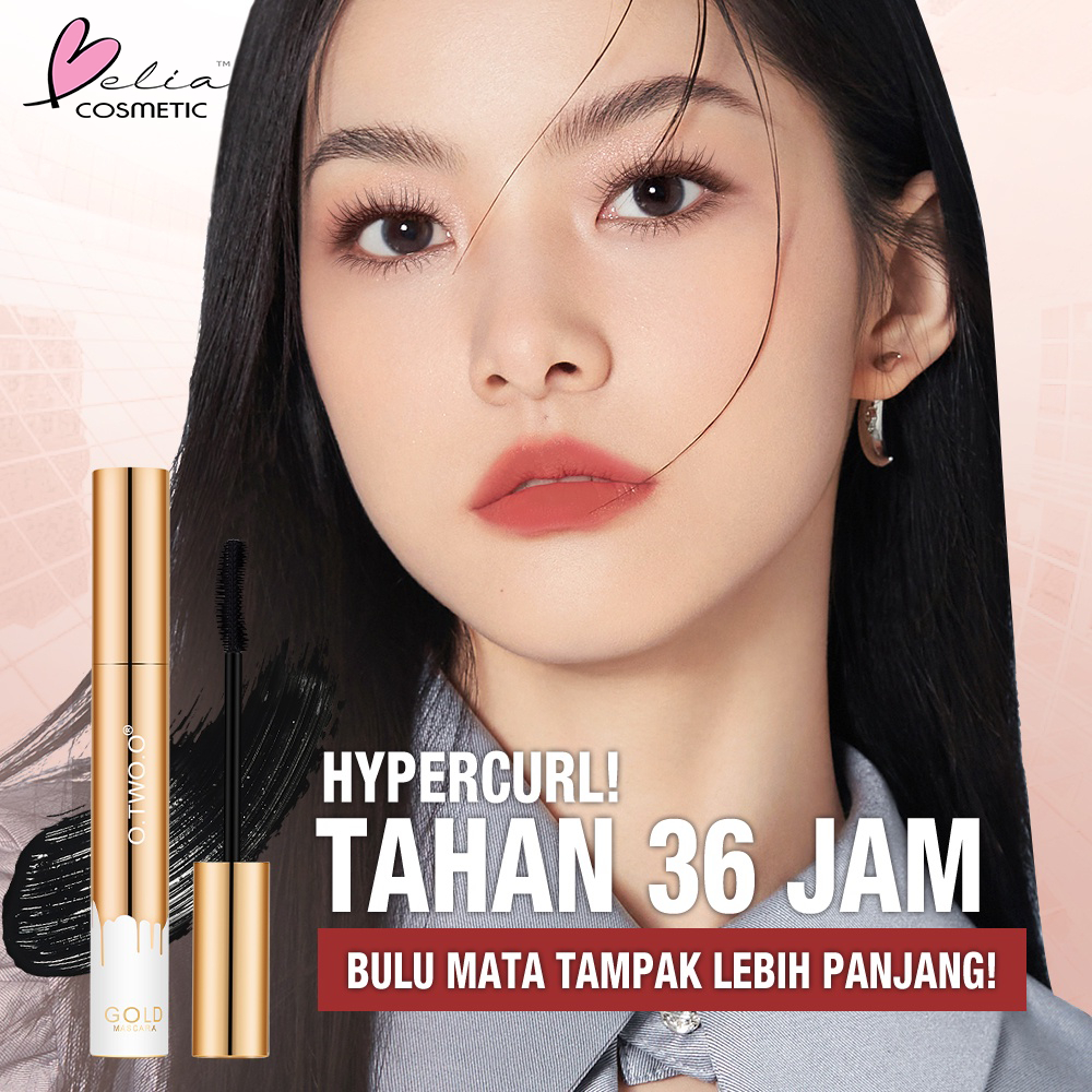 ❤ BELIA ❤ O.TWO.O Mascara Series | Gold Mascara | Lash Bold Volume Lifting Mascara | Fiber Mascara waterproof | Volume and Curling Mascara | Long Lasting Volumizing Lengthen Eye Lash Makeup | Mascara