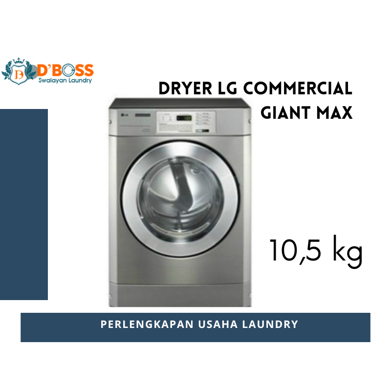 D'BOSS - DRYER LG COMMERCIAL GIANT MAX 15 KG - MESIN PENGERING LAUNDRY - PERLENGKAPAN USAHA LAUNDRY 