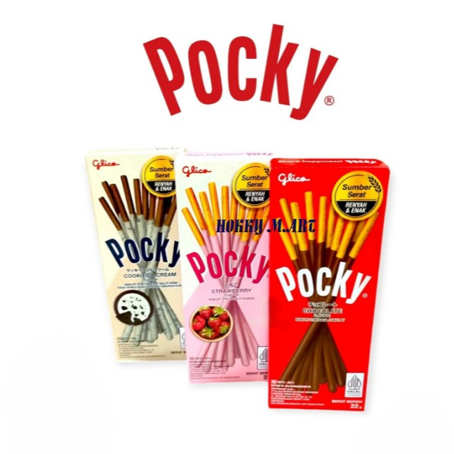 

GLICO POCKY MINI 22gr Snack cemilan pocky HALAL / pocky strawberry / pocky Cokalet /pocky cookies and cream cemilan anak murah