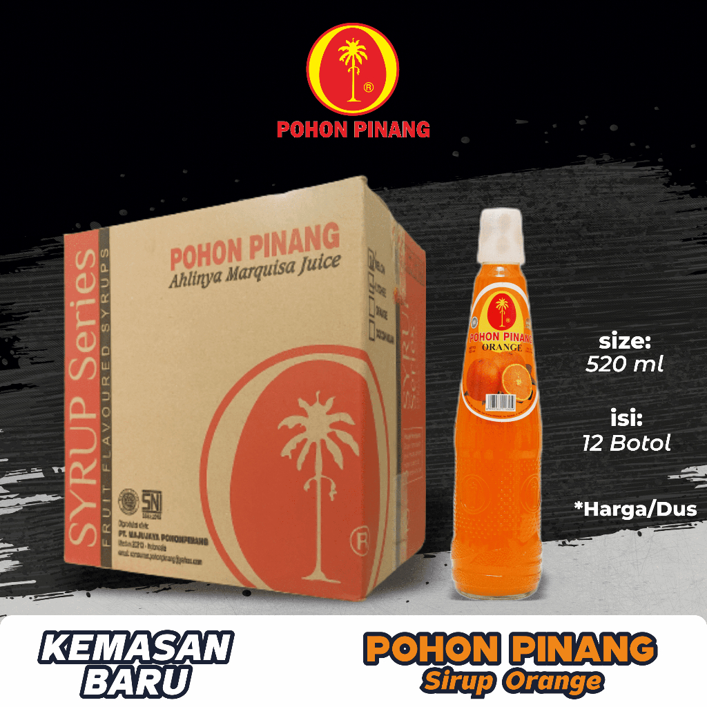 

Pohon Pinang Sirup Orange Kemasan 1 Lusin