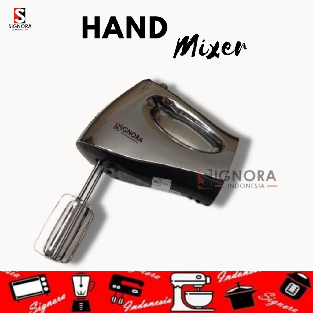 Hand Mixer Signora / Hand mixer silver signora plus hadiah langsung
