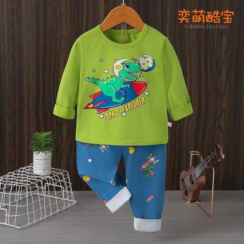 KUBAO BAJU TIDUR ORGANIK ANAK 1-9 TAHUN | PP004 | PIYAMA IMPORT ANAK | SETELAN TIDUR IMPORT BAHAN KATUN ORGANIK