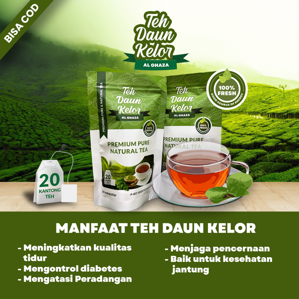 

Teh Daun Kelor Alghaza
