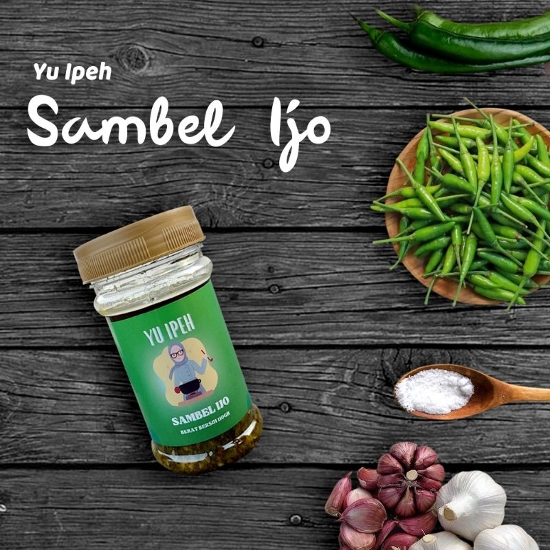 

Sambel Ijo Pedes Sedang Yu Ipeh Kemasan 150gr