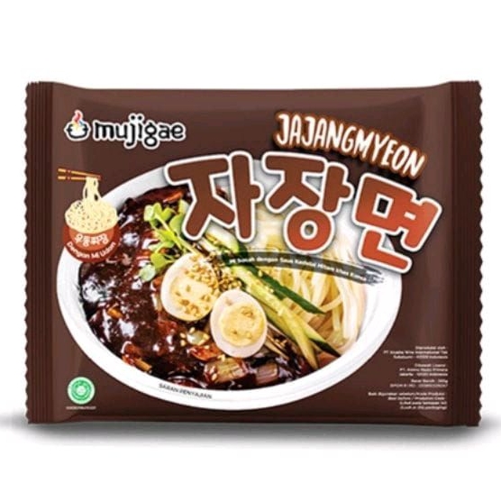 MUJIGAE Jajangmyeon 265gram Halal | Mie Korea Saus Kedelai Hitam