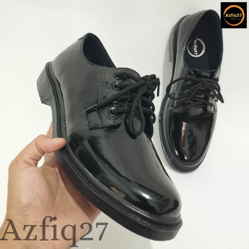 Sepatu Pdh Kilap Pendek Formal Tni Porli Security Original Terbaru Dinas Kantor Merk AZFIQ27 #3