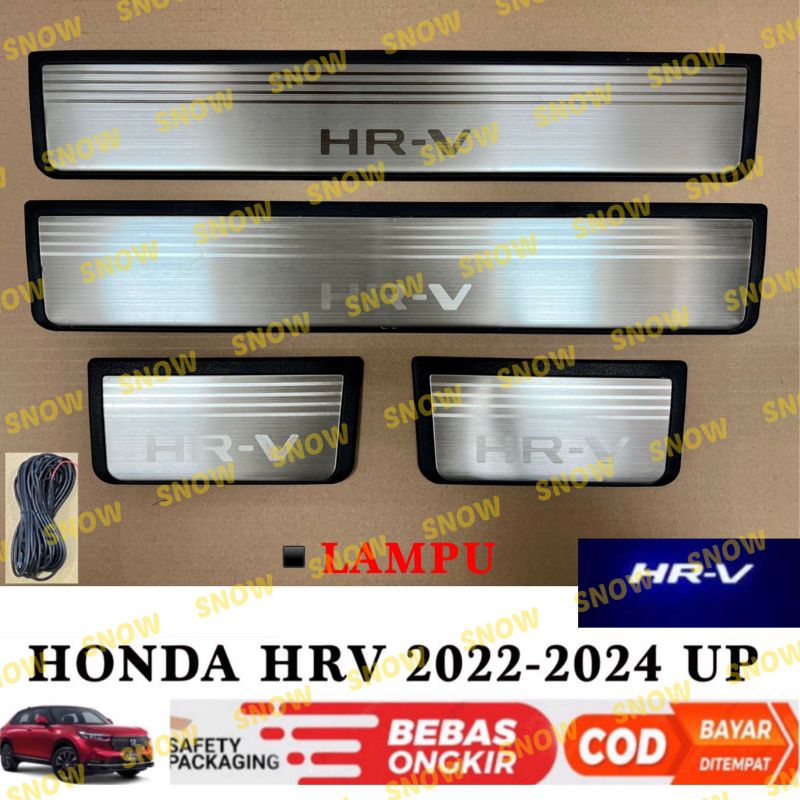 Sillplate Samping Mobil Honda HRV 2022 2023 2024 UP Activo Lampu LED