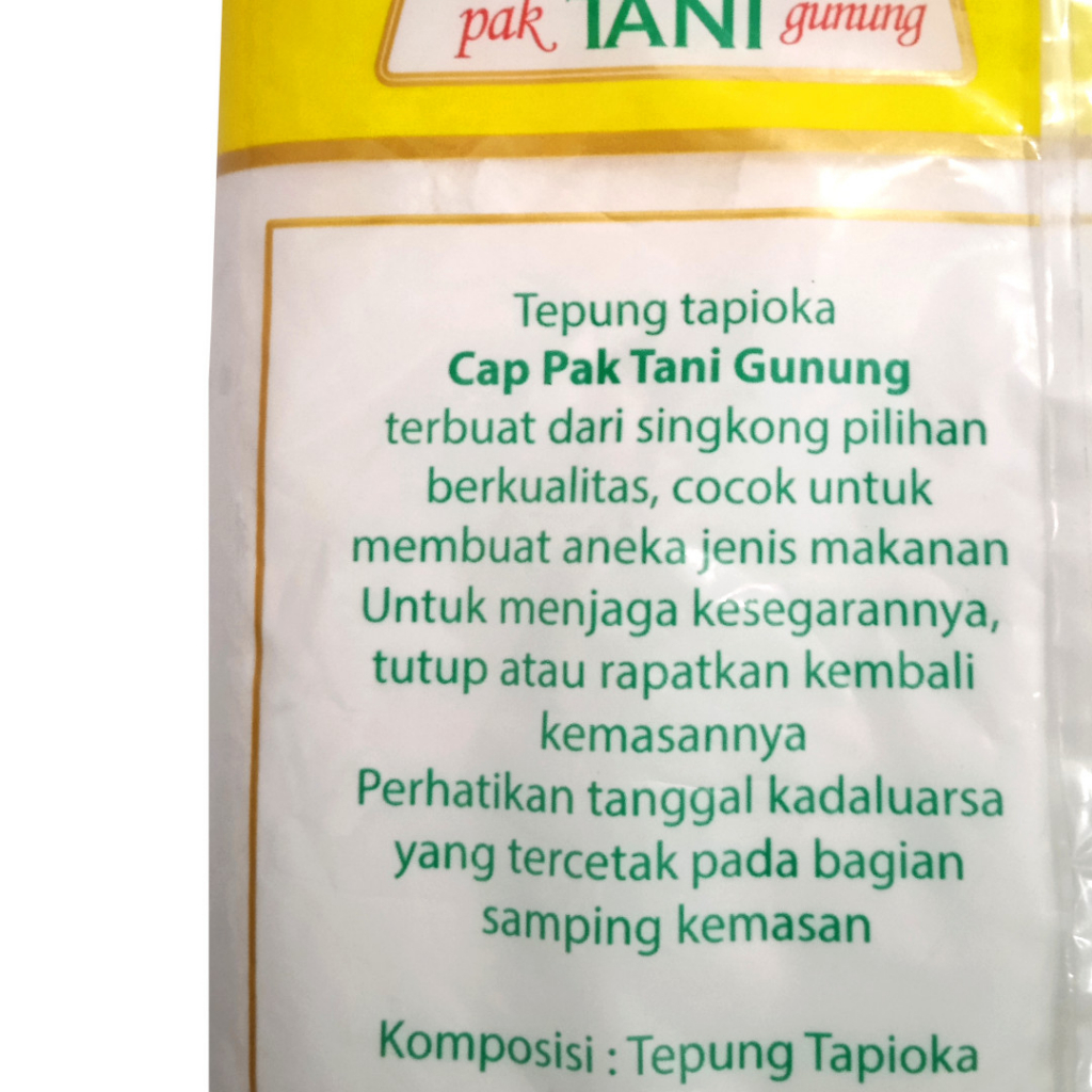 Tepung Tapioka Cap Pak Tani Gunung 500G