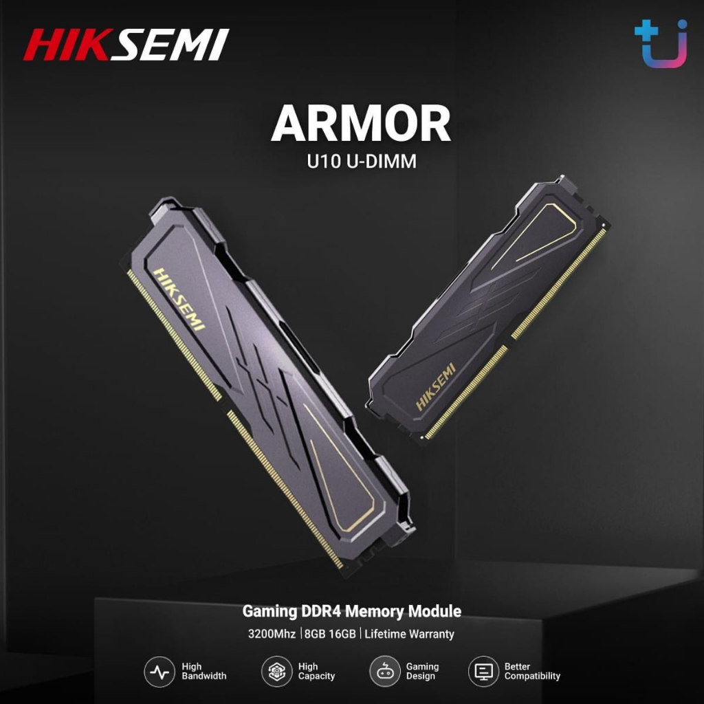 RAM HIKSEMI ARMOR DDR4 8GB 3200Mhz Longdimm Heatsink