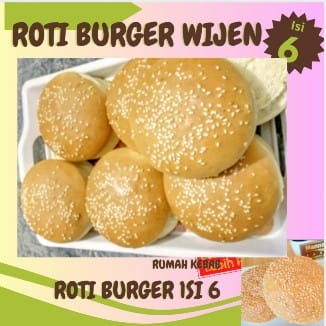 

Roti Burger Wijen isi 6 pcs Bun Burger Wijen