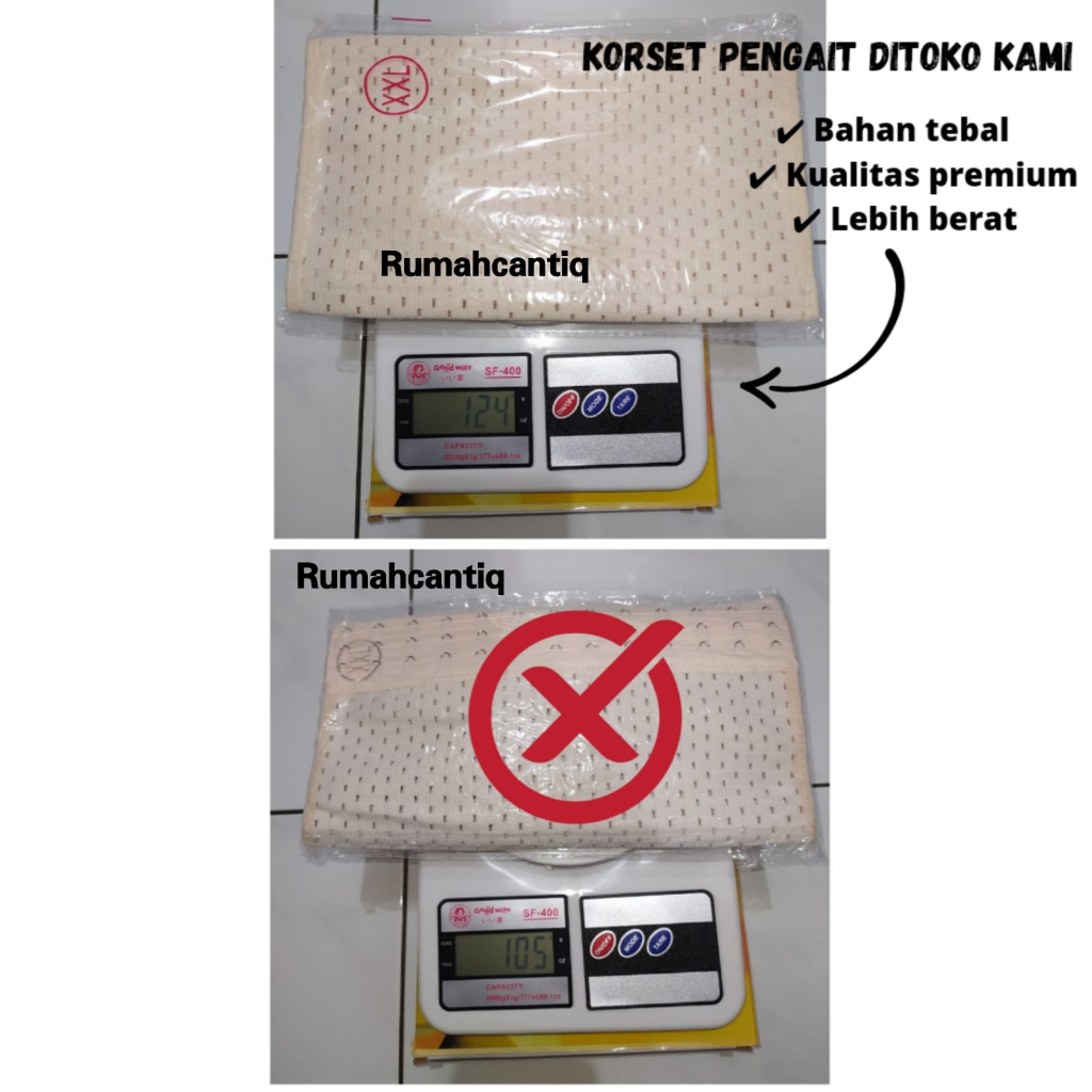 KORSET PELANGSING PERUT - KORSET 3 UKURAN PENGAIT ORIGINAL KUALITAS BAGUS NYAMAN DIPAKAI