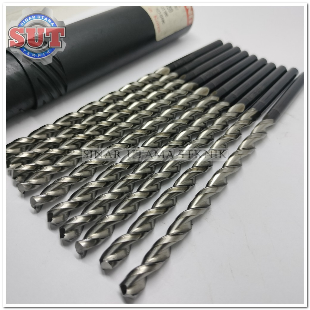 Mata bor besi 6.3mm x 150mm HSS merk GUHRING mata bor 6.3 long drill 150