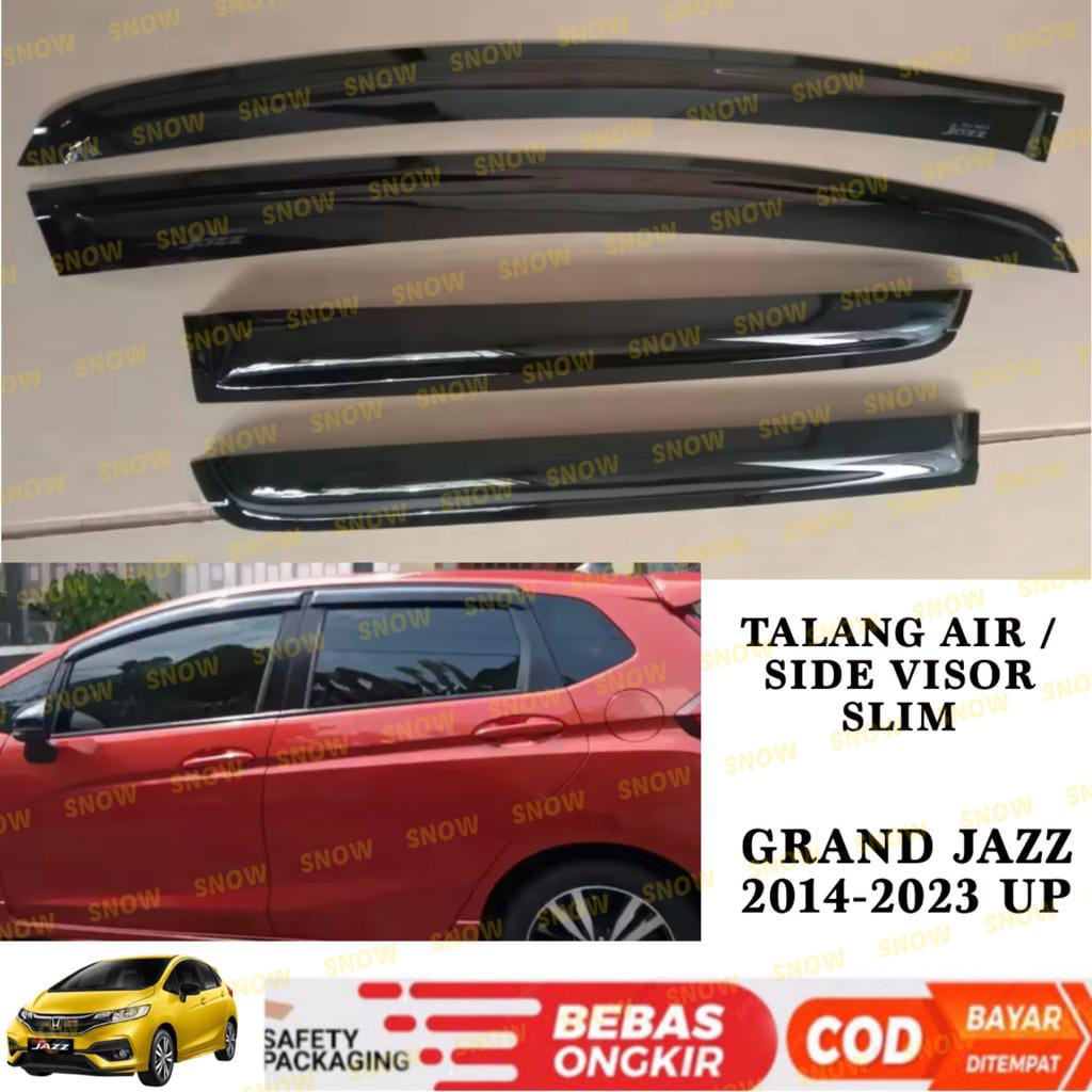 Talang Air Grand All New Jazz 2014 2022 2023 Side Visor Slim Hitam